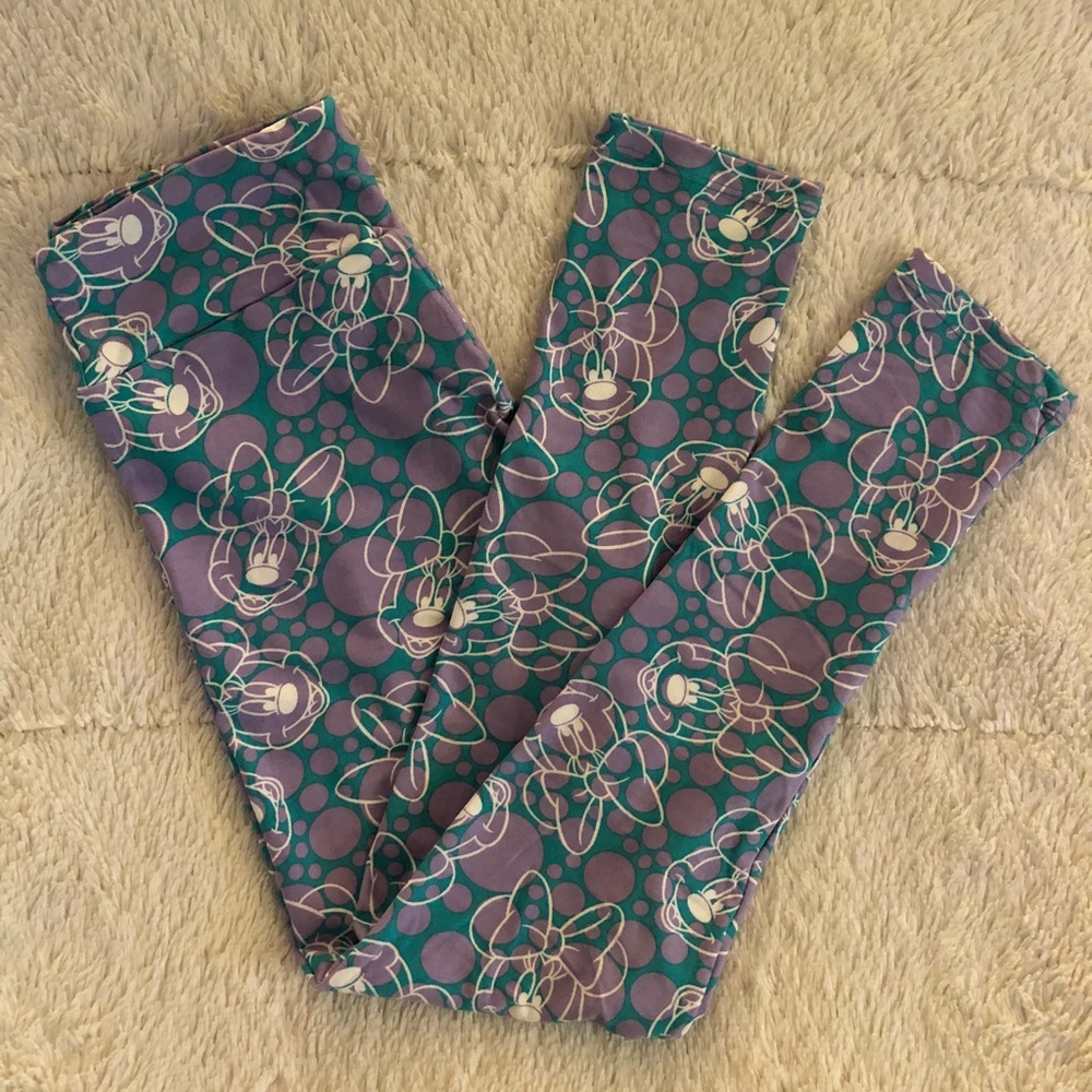LuLaRoe OS Leggings Minnie Mouse